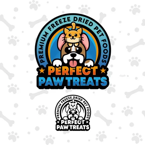 I will design vector illustration dog cat animal pet logo