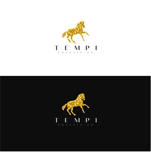 I will design luxury equestrian equine horse racing logo