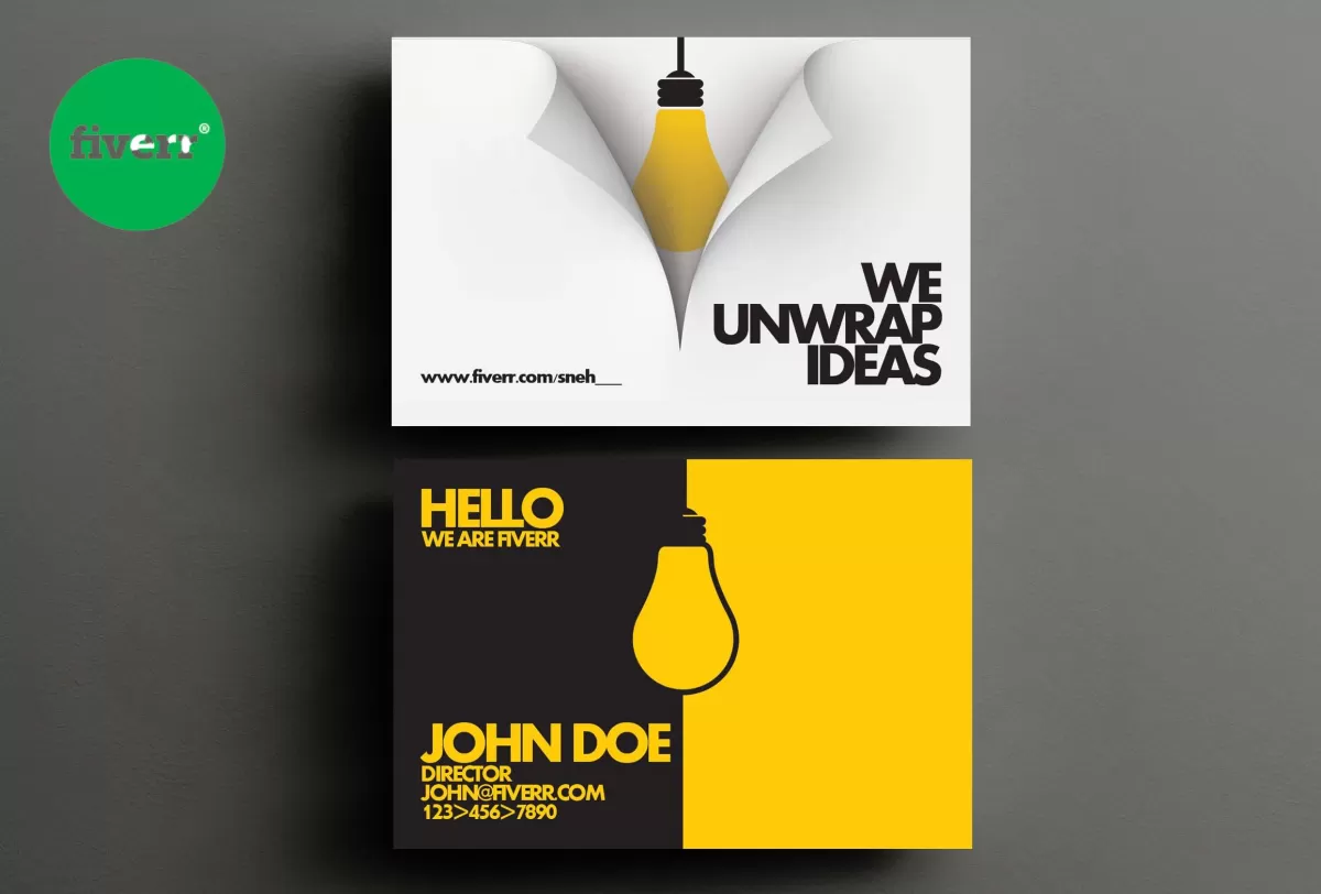 I will design unique business card for you