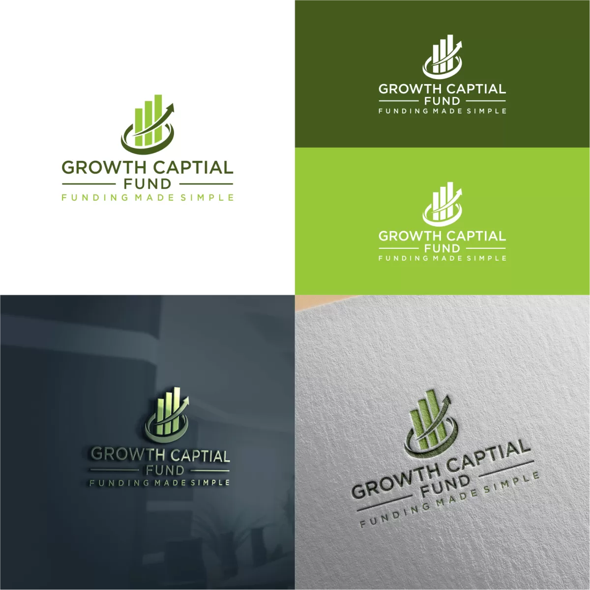 I will do modern finance marketing consulting business logo design