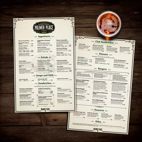 I will do restaurant flyer food menu card trifold brochure poster design