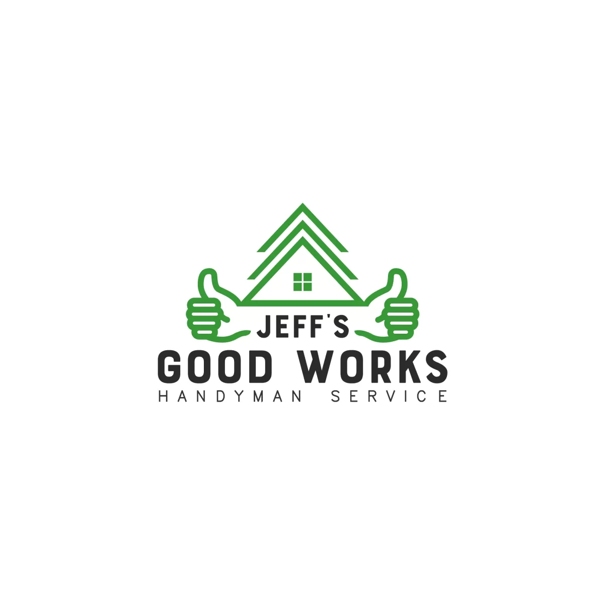 I will make handyman, gorgeous cleaning and maintenance logo