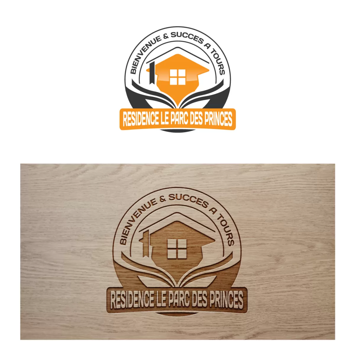 I will make educational logo for school college and university