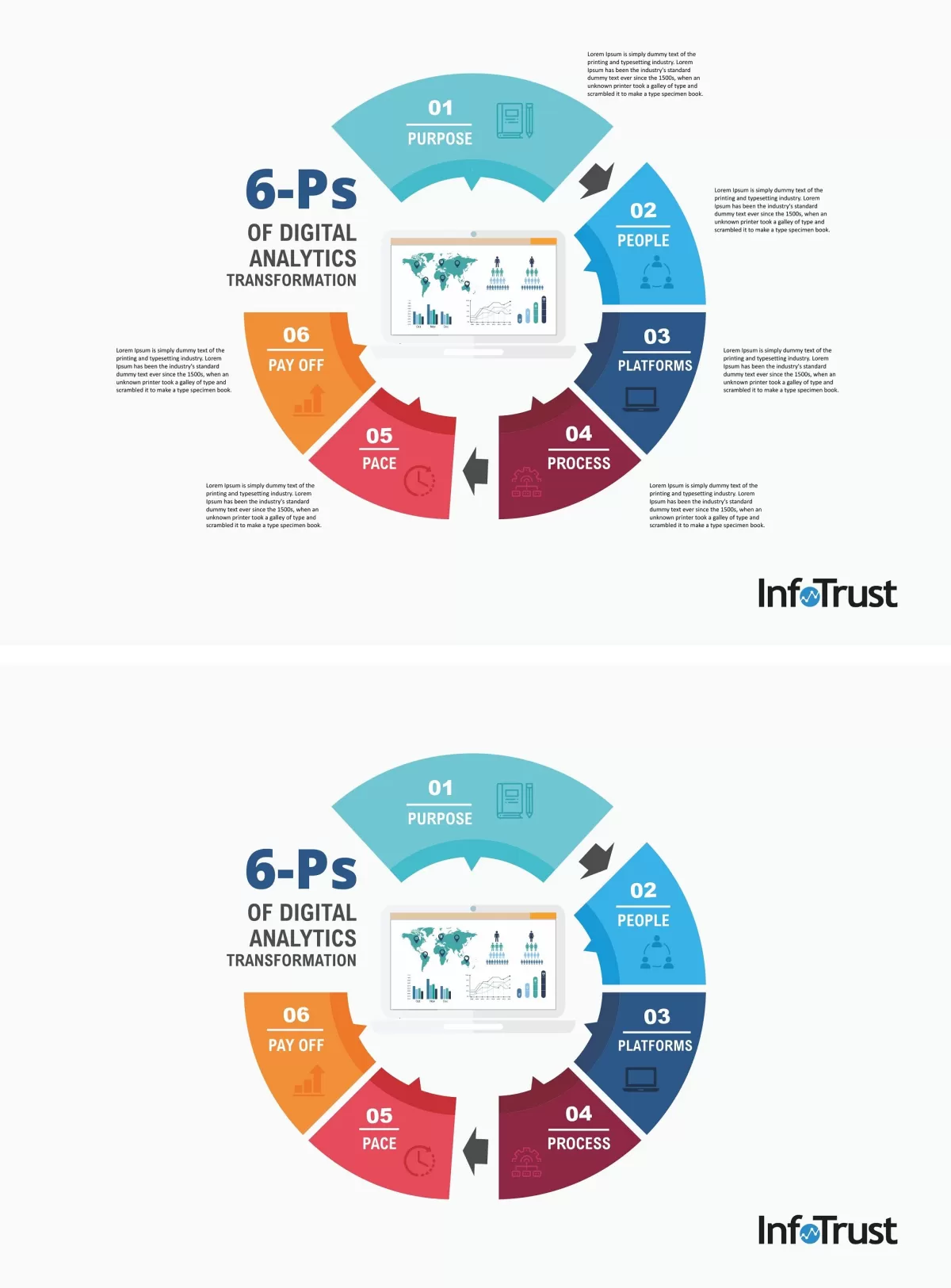 I will design company bio, flyer, infographic for marketing