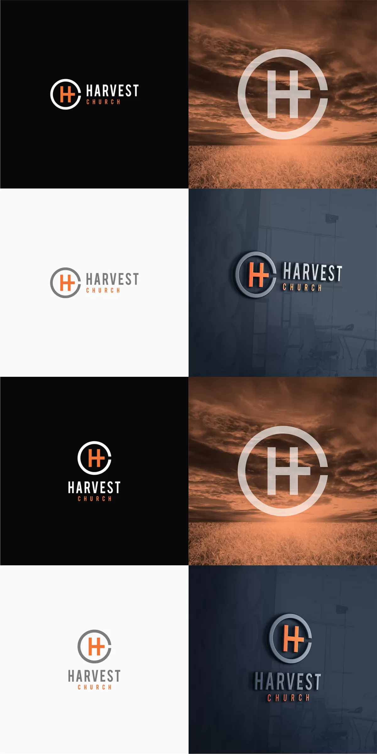 I will church logo design within 24 hours with unlimited revisions