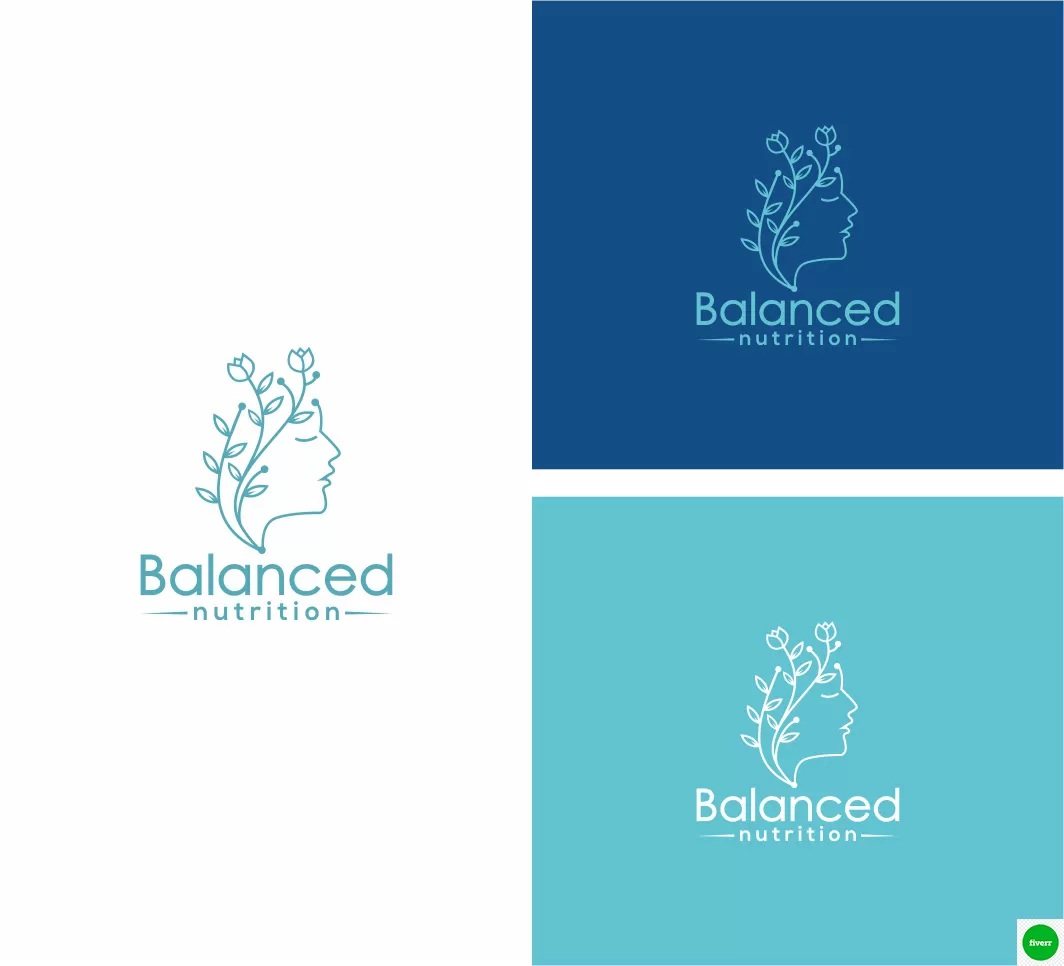 I will make modern feminine logo design for 5 $ 