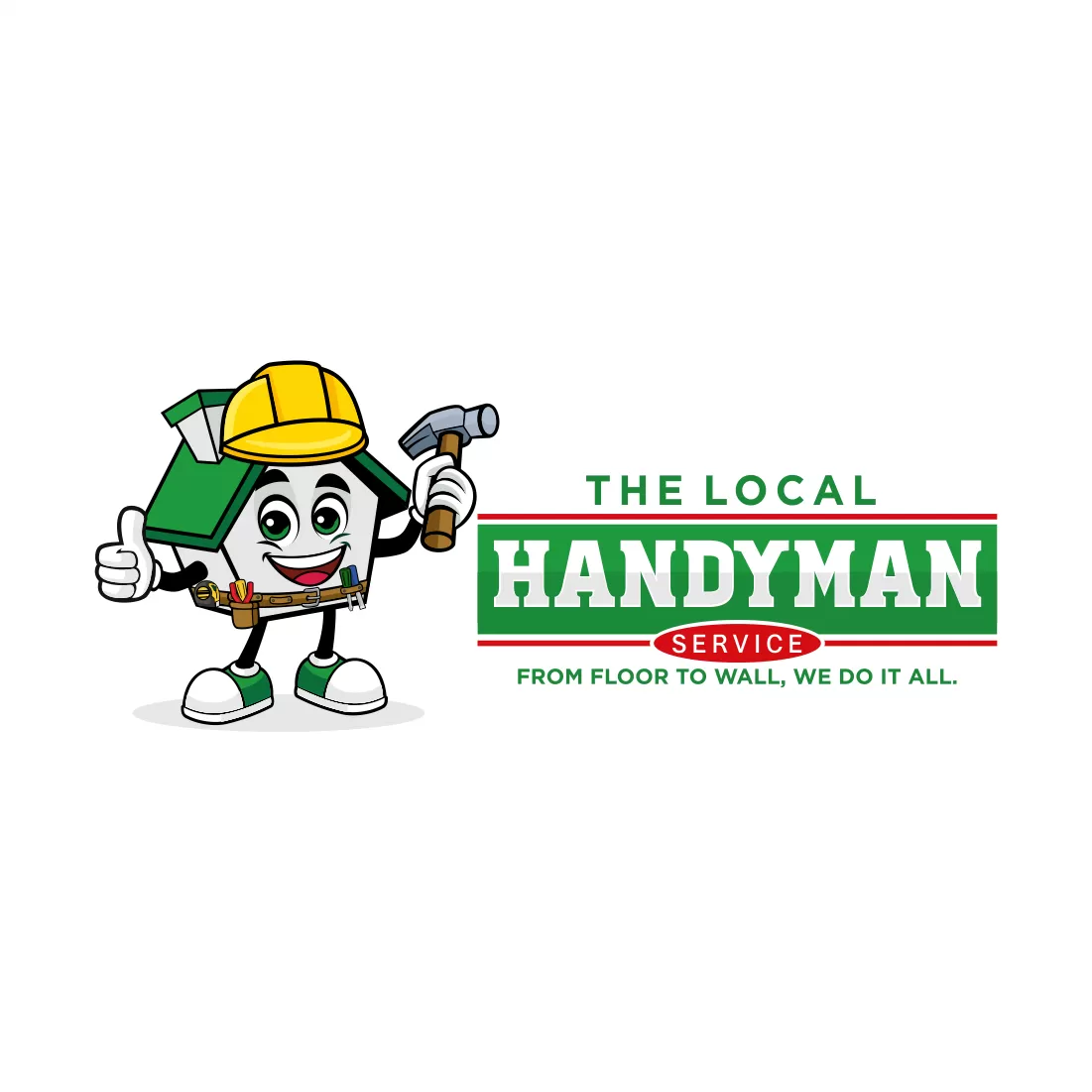 I will make outstanding home repair, roofing, handyman logo