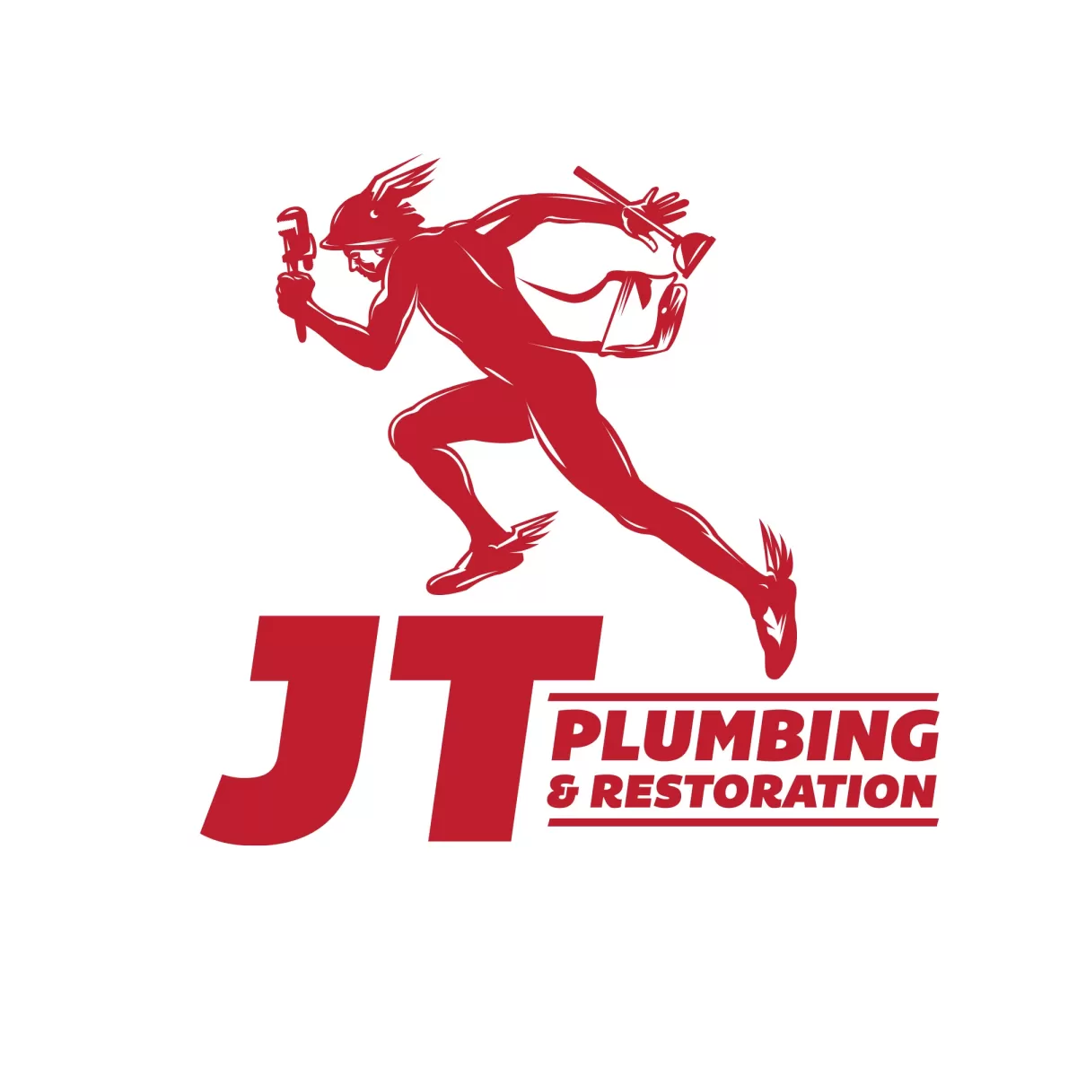 I will do professional unique plumber, plumbing logo design