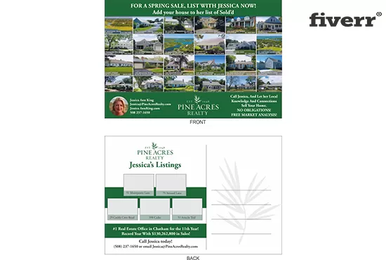 I will design modern real estate flyer, brochure and postcard