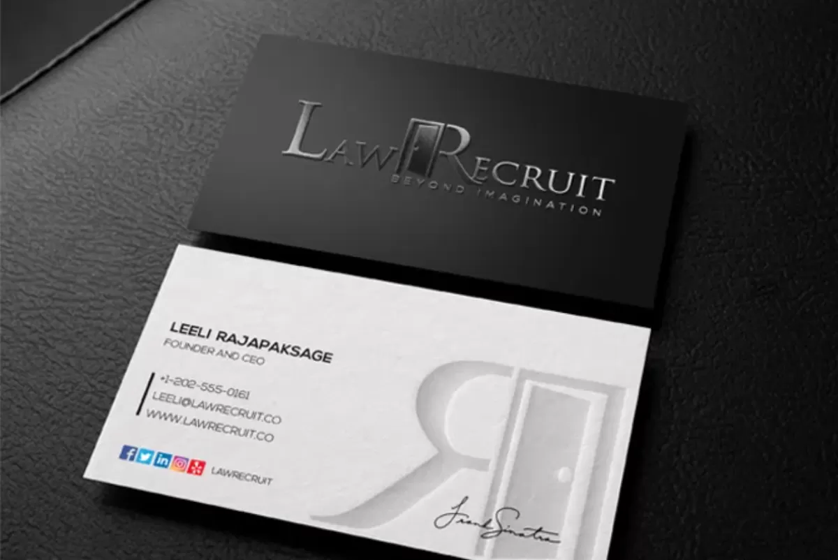 I will create luxury business card design