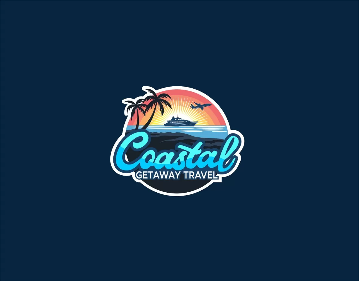 I will make a creative travel tour cruise logo design for you