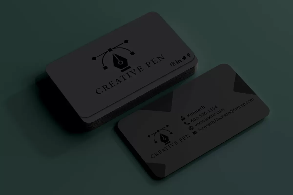 I will do professional luxury business card and minimalist logo design