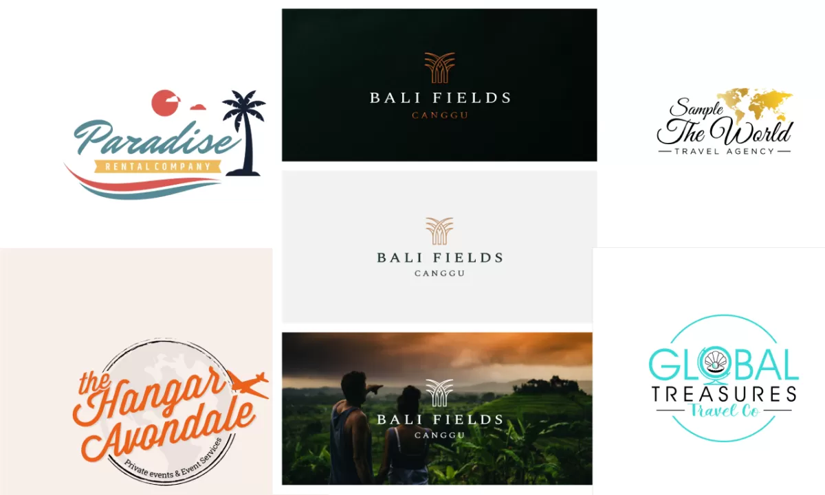 I will design travel agency resort beach tourism logo