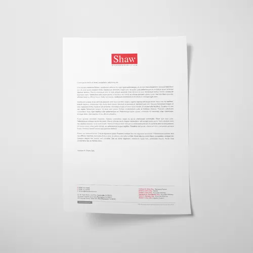 I well design professional letterhead  in word format for company