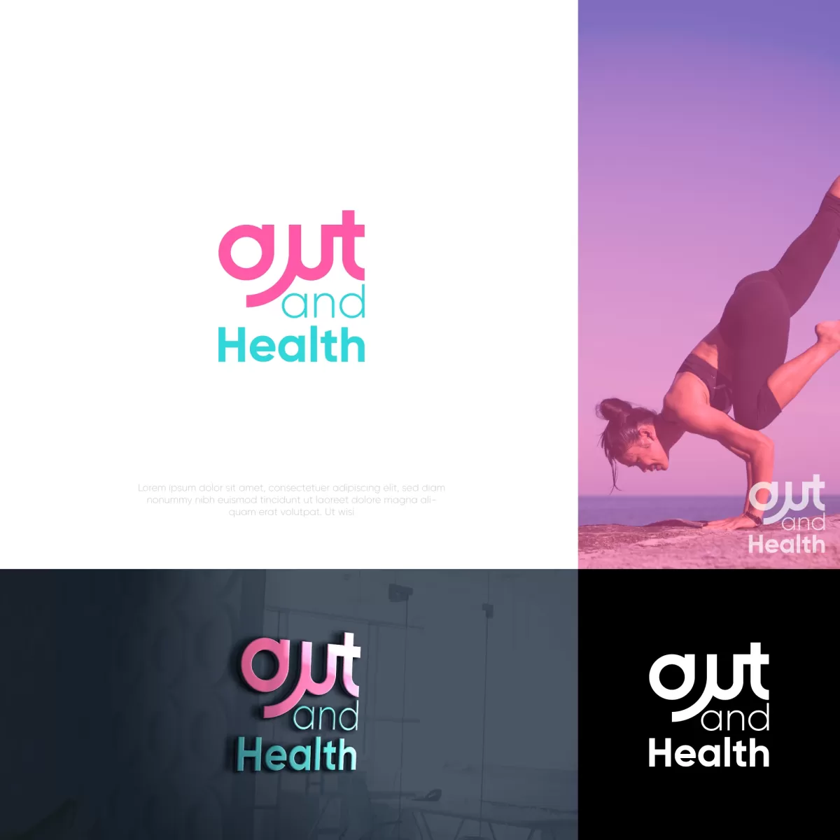 I well health or yoga and wellness logo