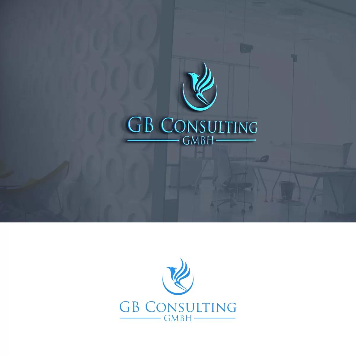 I will make modern marketing finance consulting logo design