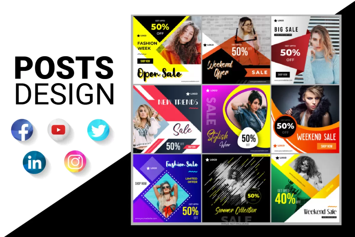 I will do creative social media graphics, social media post and ads