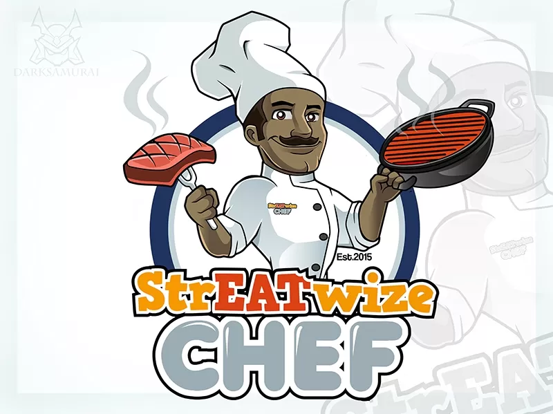 I will do beautiful high quality cooking food and chef logo design