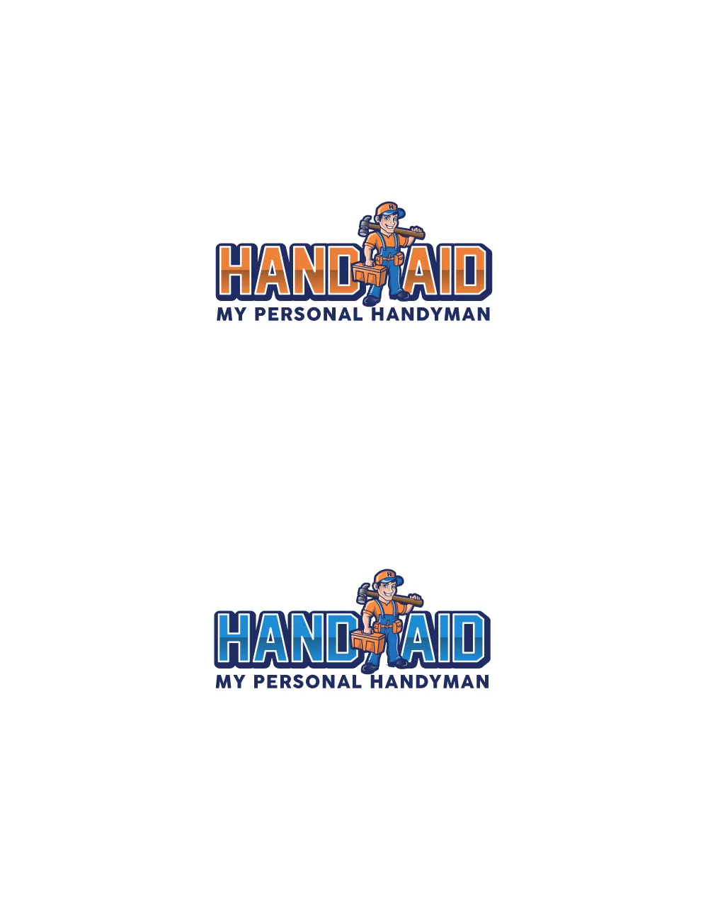 I will make handyman, gorgeous cleaning and maintenance logo