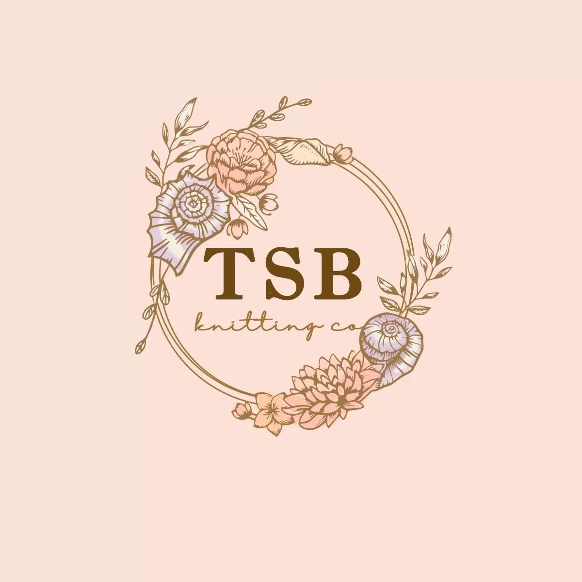 I will make a custom and elegant watercolor logo design for you