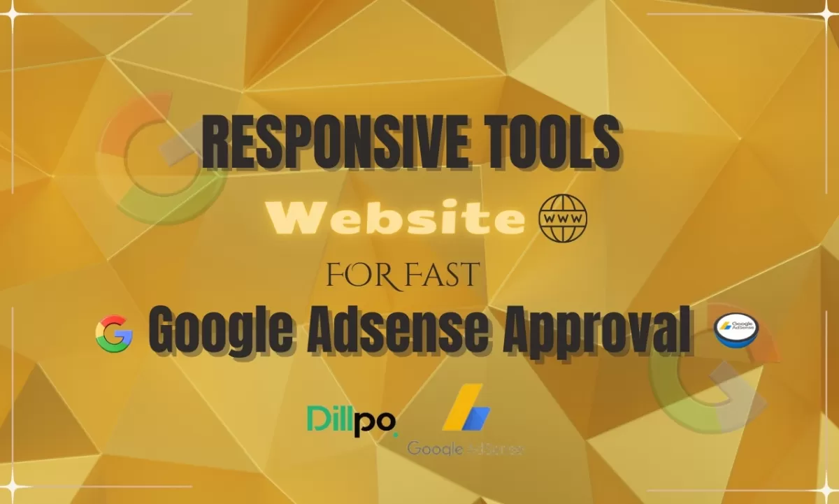 I will create a responsive tools website for fast google adsense approval