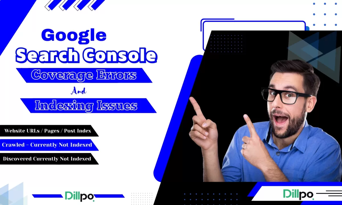 I will fix google search console coverage errors and indexing issues