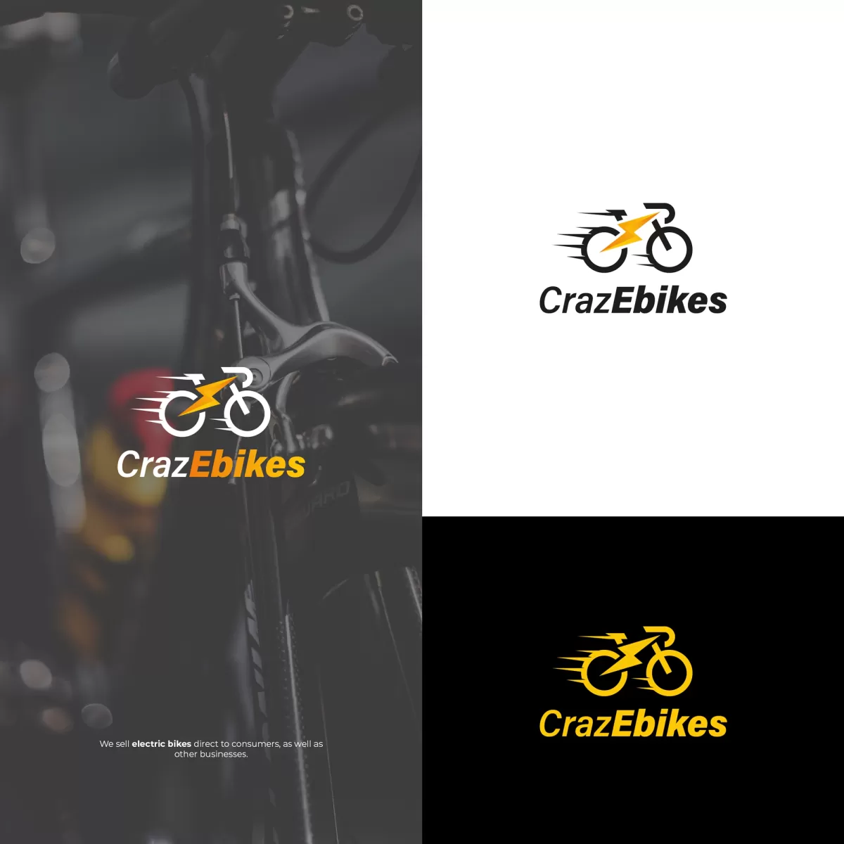 I will design eye catching colorful bike logo for your brand