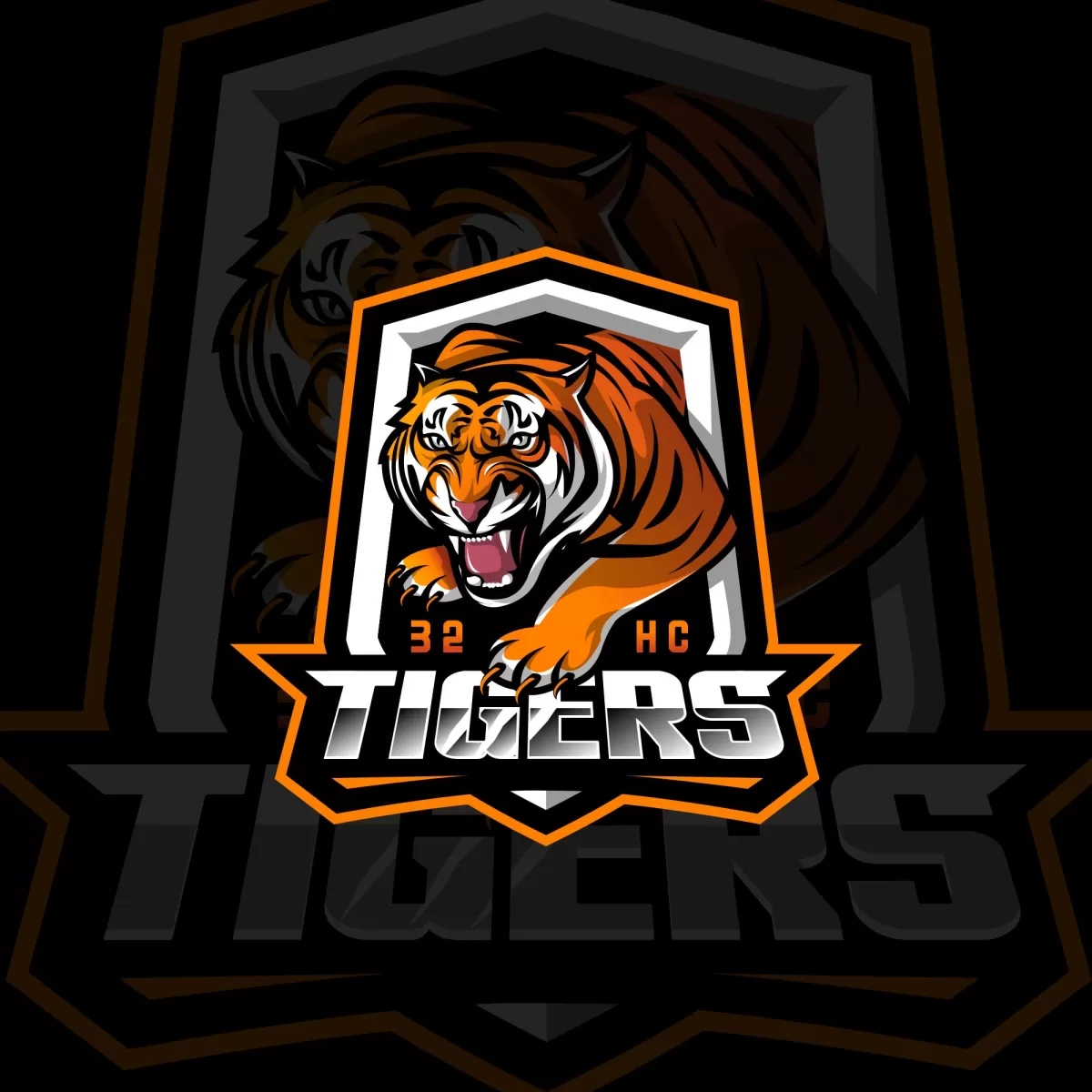 I will make an high quality tiger logo