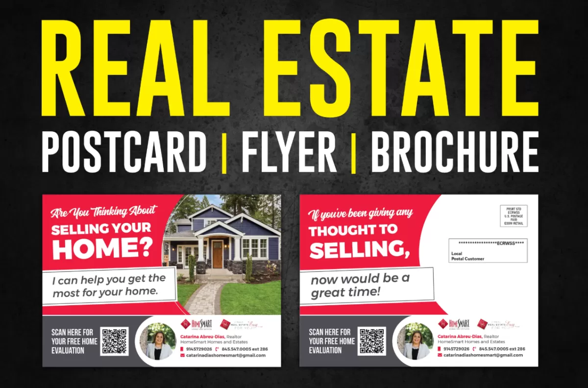 I will design professional real estate postcard, flyer, or brochure