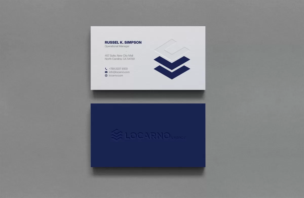 I will do minimal and elegant business card design