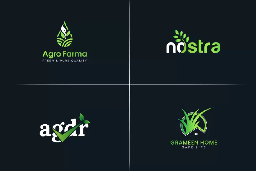 I will design stunning natural landscaping logo with my best skill