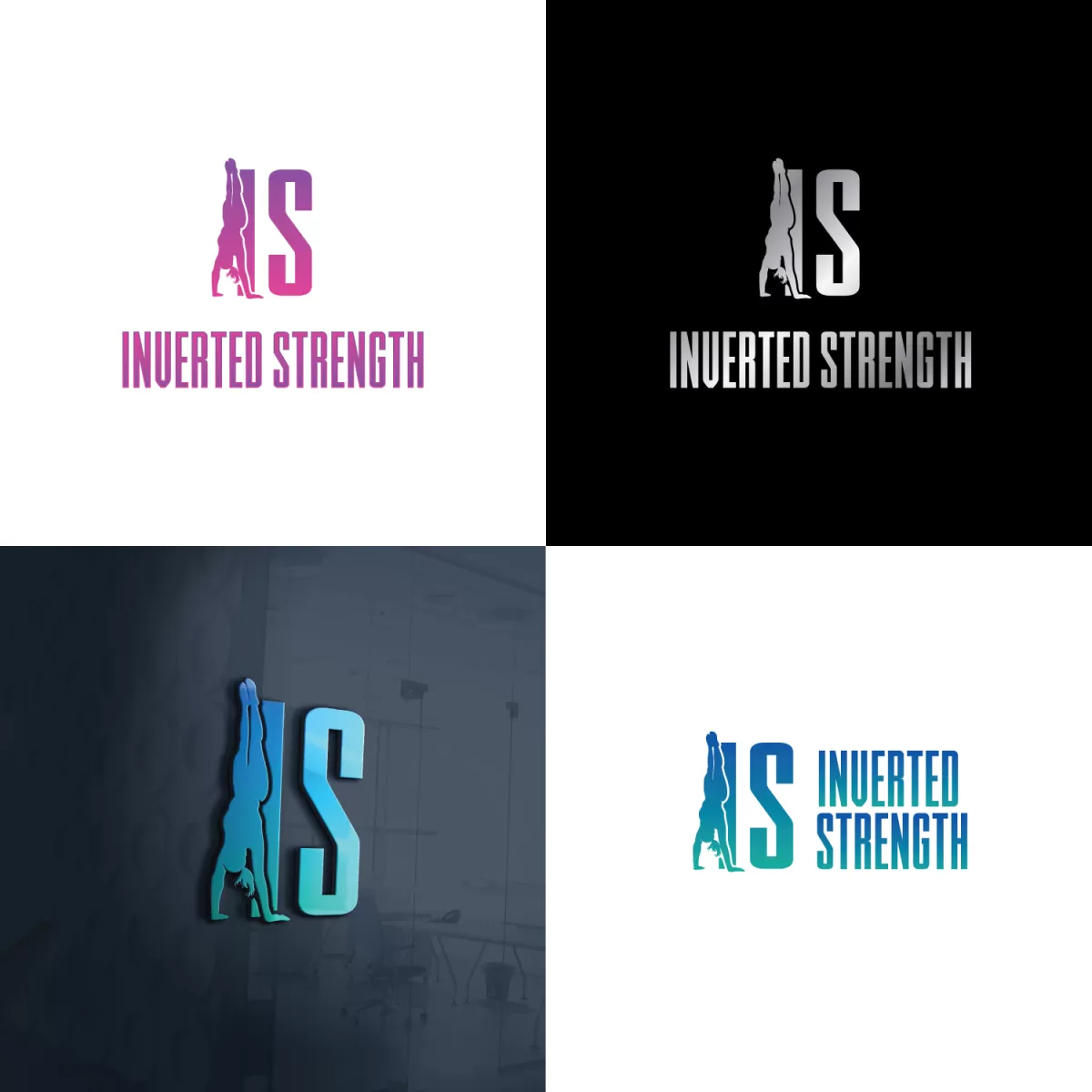 I will make gym fitness health sports logo design for 5 $ 