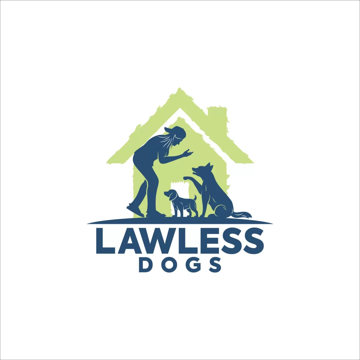 I will do minimalist cat and dog logo design