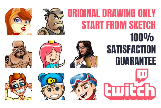 I will create animated emotes GIF, bit, cheer emotes for kick, twitch