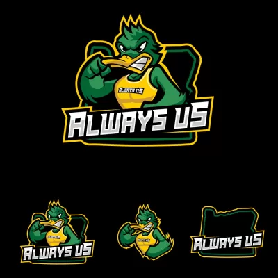 I will design awesome cartoon or mascot logo for twitch, sports for 5 $ 