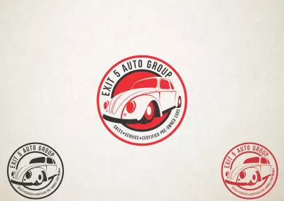 I will design unique automotive logo bonus free editable file