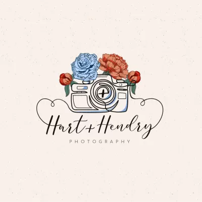 I will create photography logo design and watermark