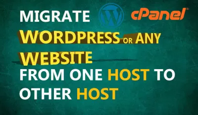 I will migrate wordpress website to new host, change domain name 