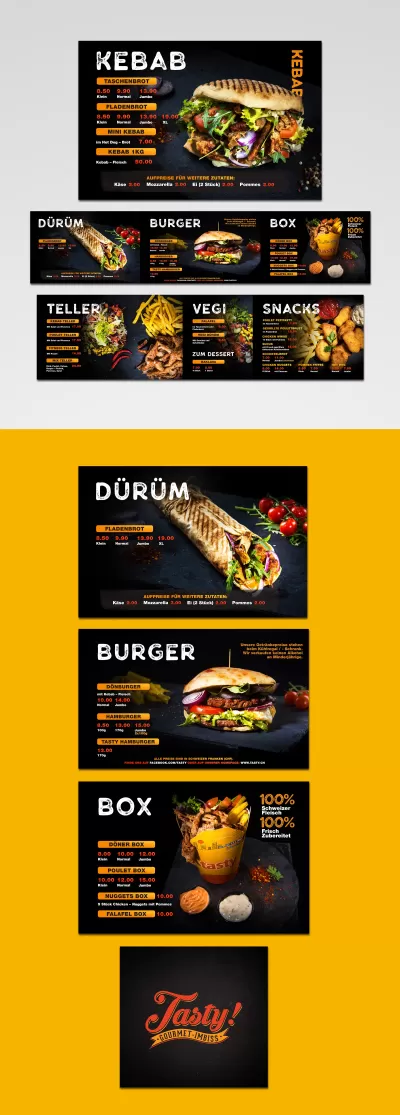 I will do flyer, brochure and professional restaurant menu design