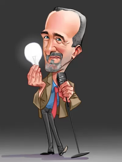 I will draw professional cartoon caricature for you