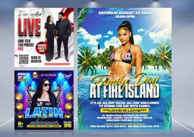  will professional event flyer design, club, dj, party, and more