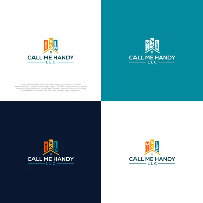 I will create a wonderful handyman service logo design for 5 $ 