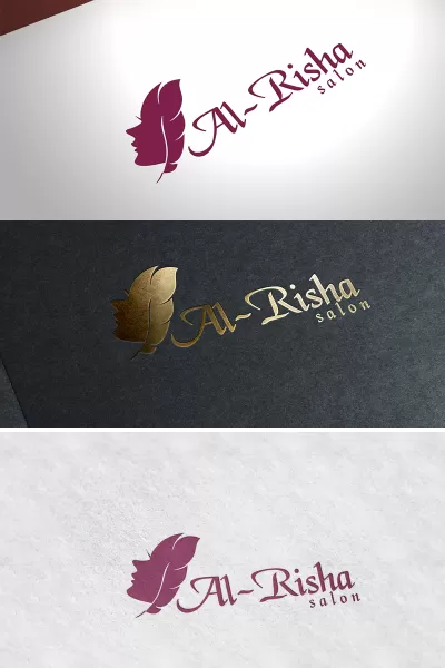 I will make modern minimalist feminine logo design