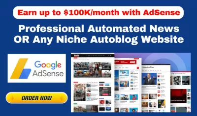 I will setup professional wordpress automated website autoblog adsense approval