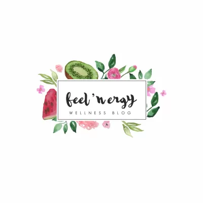 I will create feminine hand drawn watercolor logo design for you