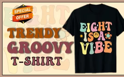 I will create valentines day, retro groovy love tshirt design