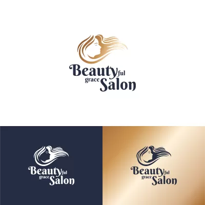 I will create modern beauty and hair studio logo