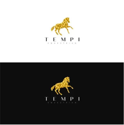 I will design luxury equestrian equine horse racing logo