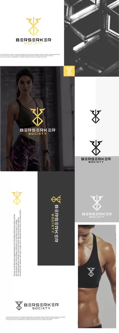 I will make unique fitness sports brand health gym logo