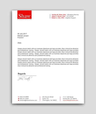 I will design professional letterhead and stationery items